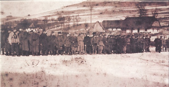 Image - The Burlaky company of the Ukrainian Insurgent Army (Peremyshl region, winter 1946) (photo from Litopys Ukrains'koi Povstans'koi Armii).